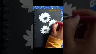 flower painting with round brush#acrylicpaintingideas#youtubeshorts#flowerart