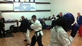 Burendo Karate open fight night clip