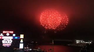 Star Wars Night at the San Francisco Giants game and now the end fireworks show (05/19/2023)