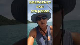 Exit strategy while at anchor #shorts #sailing #sailinglife