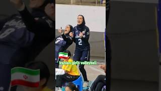 Iranian girl's volleyball player 2024.