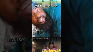 AGENT RAP REACTION. #shorts #reaction #funny #amp #comedy #rap #jokes