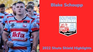 Blake Schoupp 2022 Shute Shield Highlights Reel