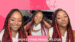 Pretty in pink 💗 | Smokey pink makeup look