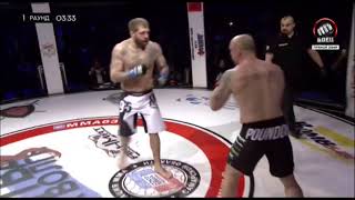 Aleksander Emelianenko Russia vs Szymon Bajor Poland   KNOCKOUT, MMA Fight,