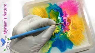 135]  EASY, Quick, THIN Alcohol Ink & RESIN Petri - Just 3 Colors - Step by Step Tutorial  - Piñata