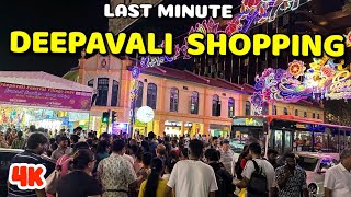 Exploring Singapore's Little India During Deepavali – Crazy Crowds, Lights, & Festival Shopping!