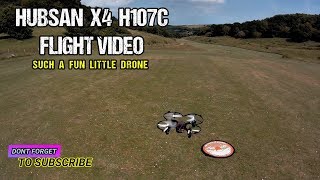 Hubsan X4 H107C Drone Flight Video