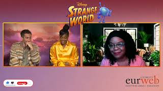 #throwback Exclusive Interview w/ Gabrielle Union & Jake Gyllenhaal About Disney's 'Strange World'