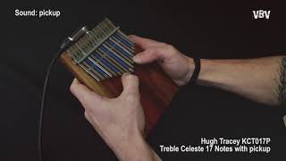 KCT017P AMI Hugh Tracey - Kalimba Treble Celeste 17 Notes Board-Resonator + Pickup