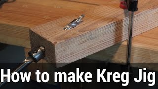 HowTo#1 How to make 9$ Kreg Pocket Hole Jig | Kreg Jig - как сделать эконом вариант