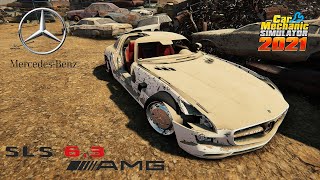 Rebuilding 2015 Mercedes Benz SLS AMG: Car Mechanic Stimulator 2021