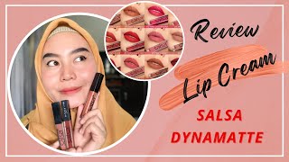 REVIEW LIP CREAM SALSA DYNAMATTE || AWET MURAH DAN BPOM