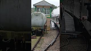 #LIVE #SPECIAL #IRON #MAN #STEAM #CAMELOT #TRAIN #ARRIVAL #AT #KINGSCOTE #STATION #WEATHER #UK2024🚂👍