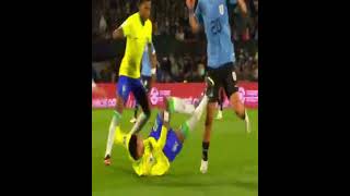 Koszmarna Kontuzja Neymara w meczu z Urugwajem.. #shorts #football #news #neymar #algorithm