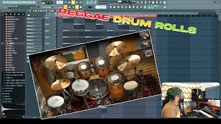 HOW TO CREATE REGGAE DRUM ROLLS EASY STEPS