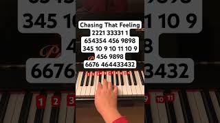 Chasing That Feeling // follow my instagram: jessnotes123 #piano #pianotutorial #pianomusic #txt