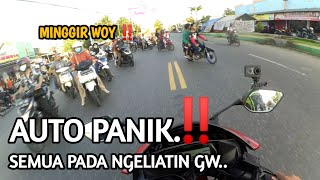 AUTO PANIK‼️ SEMUA WARGA PADA NGELIATIN GUE || MOTOVLOG INDONESIA