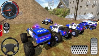 Offroad Police Monster Truck Multiplayer Impossible Racing Truck For Android 3D Driving Gameplay