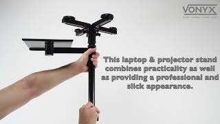 Vonyx Height Adjustable Laptop / Projector Stand