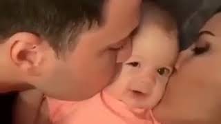 Cute couple kissing there Baby