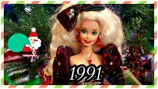 1991 / 28 Years of Holiday Barbie Dolls! / Christmas Collection Advent / 1991 Happy Holidays Doll