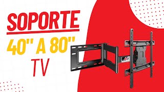 🟢 Soporte RESISTENTE y ARTICULADO para TV de 40” a 80” 📐 NB SP2