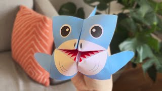 How to Make a Shark Cootie Catcher - With Free Printable Template