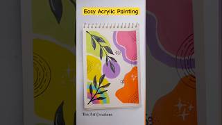 Easy Acrylic painting for beginners (⁠｡⁠♡⁠‿⁠♡⁠｡⁠)✨ #shorts #painting #acrylicpainting #art #art #diy