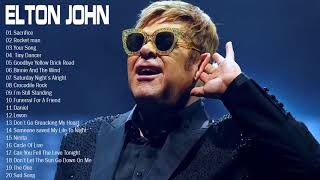 Elton John Greatest Hits full album-Elton John Best Songs  -Best Rock Ballads 80's, 90's