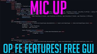 MIC UP - THE #1 FREE TO USE GUI/SCRIPT - FE FEATURES - BOOTH STEALER AND MORE! OP NOVEMBER 2024