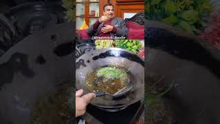 Nitin Gadkari Ji Mirchi Recipe 😋😋 #youtubeshorts #shorts #viral #nitingadkari #celebrity