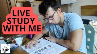 COLLASSO IN LIVE - REAL TIME STUDY WITH ME #STUDY #MOTIVATION #MUSIC #LOFI || med pages