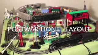 Postwar Lionel Train Layout Late 2017