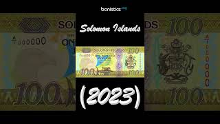 Solomon islands 100 dollars 2023 (Shorts)  #banknotes #currency #money #bonistics #Dollar