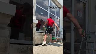 Curățare Spălare Profesională Geamuri #windowcleaningprofessionals #glasreinigung #unger