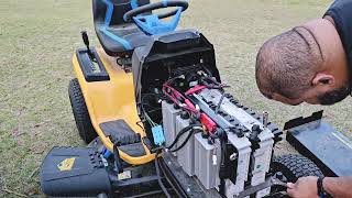 Finishing the Cub Cadet LT42E Lithium-Ion Battery Replacement and Puppies to Rehome