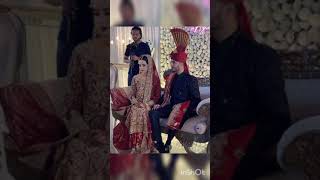 Shahveer jafry marriage video| Ayesha baig| Bride and groom video|