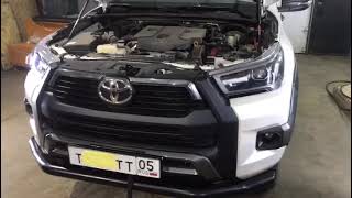 Силовая защита бампера для Toyota Hilux