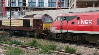 Class 67 Thunderbird "British Pullman" with LNER Mk4 coaches