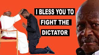 BOBI WINE gets SIPIRITUAL AANOINTMENT from CARDINAL wamala to FIGHT the DICTATOR