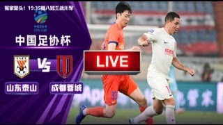 LIVE🔴：中国足协杯半决赛 山东泰山  -  成都蓉城