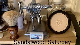 #178 | Caswell & Massey Sandalwood Redemption | Bali Butterfly adjustable | Omega ash wood brush |