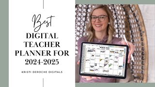 Best Digital Teacher Planner for 2024 |Teacher Digital Planner | Goodnotes Planner | Back to school