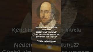 William Shakespeare - Beklenti #shakespeare #viralvideo  #yazarlar