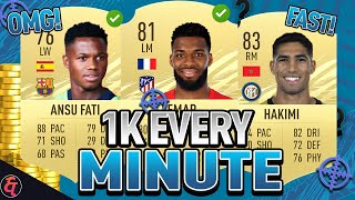 OMG!! 1K EVERY MINUTE!! FIFA 21 BEST TRADING METHOD! (FIFA 21 SNIPING FILTERS) *Fut Trading Tips*