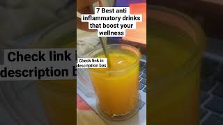 7 Best anti inflammatory drinks that boost your wellness | turmeric anti inflammatory drink