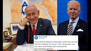 Joe Biden finally calls Israel's Benjamin Netanyahu