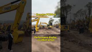 Komatsu 200-8 excavator,