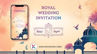 Royal Wedding Invitation Video | Wedding Invitation Video | Save the Date Video | Shubh Vivaah